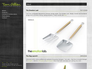 Tom Allen: Industrial Designer